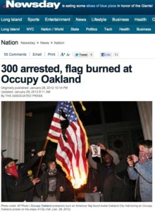 Newsday-Occupy-Oakland-Flag-Burning